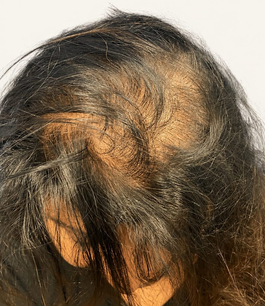 Before hair restoration