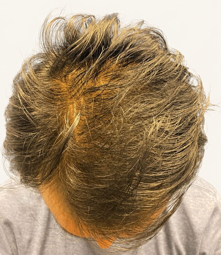 Before hair restoration