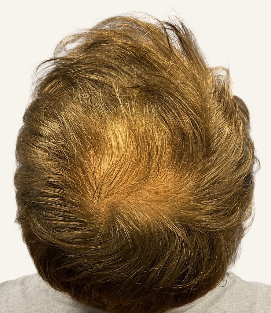 Before hair restoration