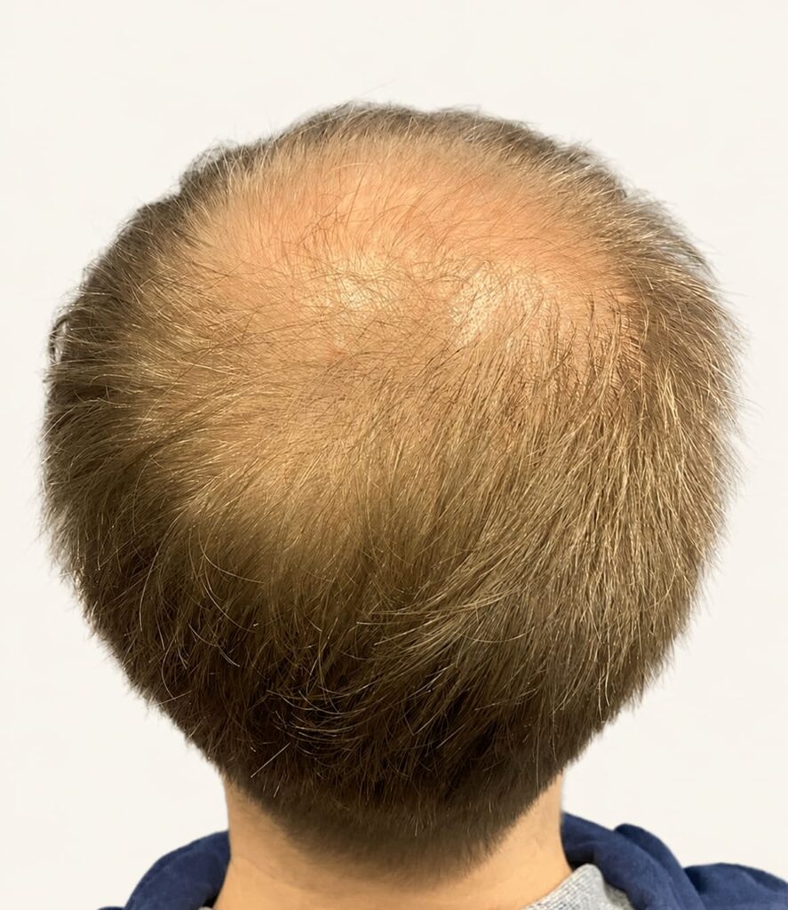 Before hair restoration