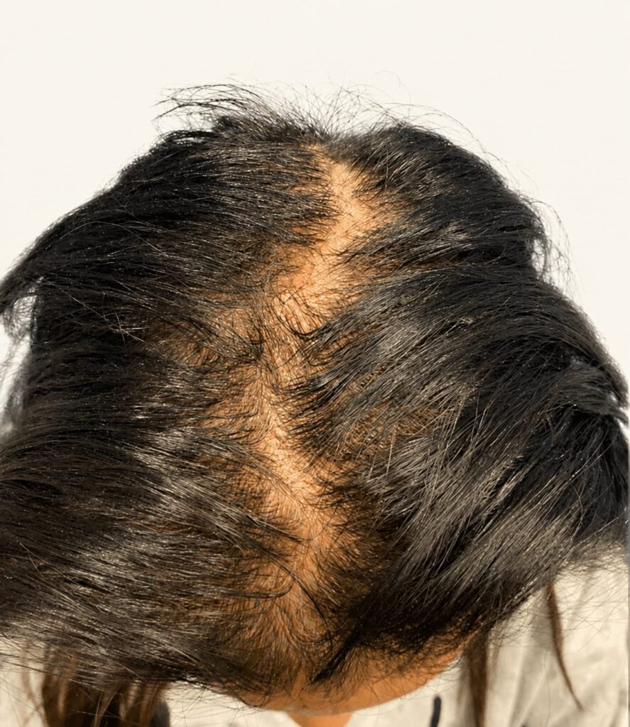 Before hair restoration