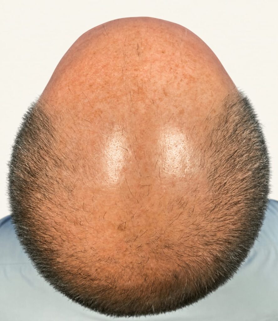 Before hair restoration