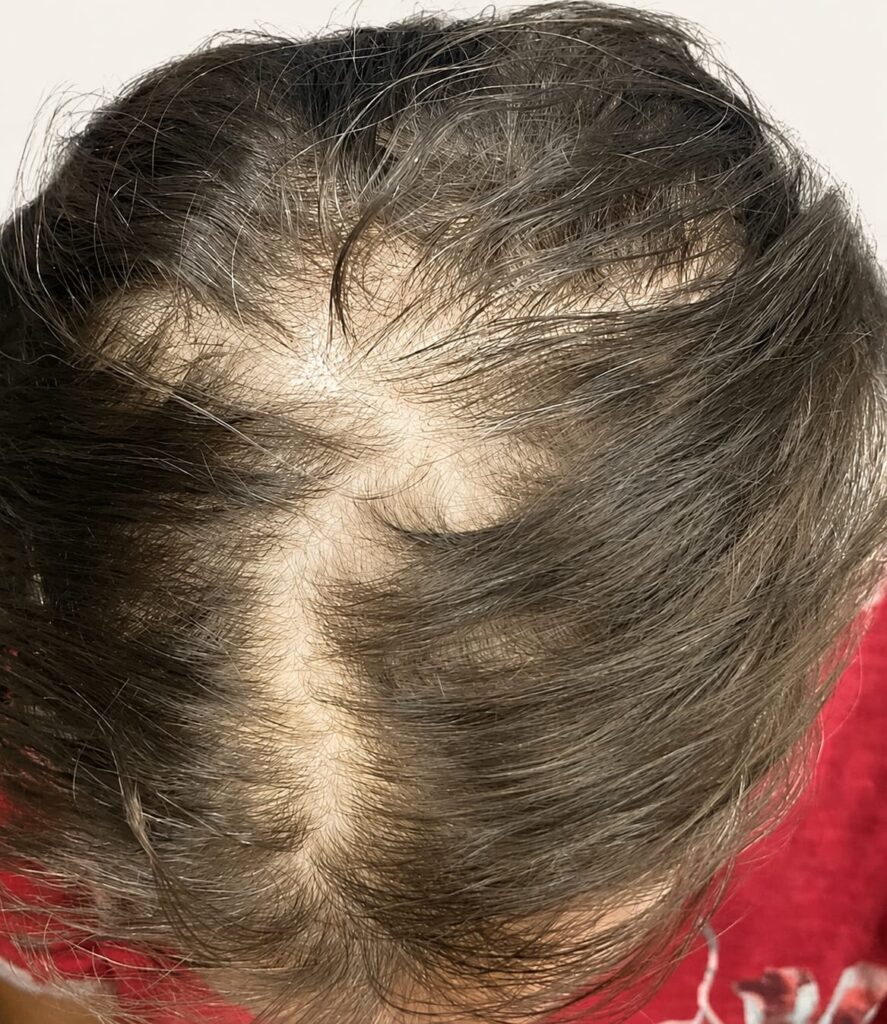 Before hair restoration