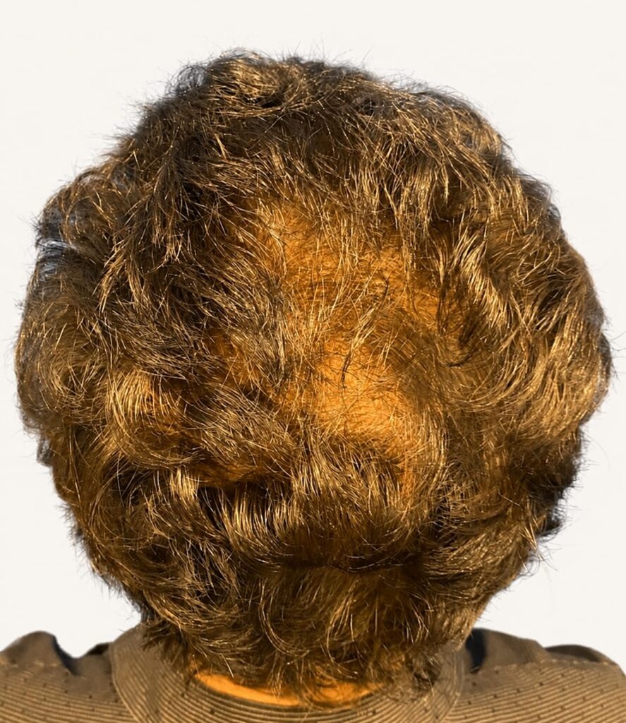 Before hair restoration